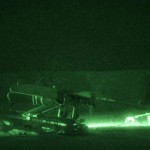 An RQ-7B Shadow from Marine Unmanned Aerial Vehicle Squadron 2, Marine Aircraft Group 40, Marine Expeditionary Brigade-Afghanistan, is seconds away from launching from Expeditionary Airfield "Boston" on Camp Dwyer, Helmand province, Afghanistan, with the use of a catapult system to send the unmanned aircraft on a surveillance mission Sept. 4. <br />Credits: USMC, 9/4/09 USMC Shadow UAV