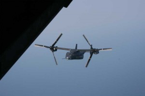Shot from onboard the Osprey upon departure from HMS Illustrious with accompanying Osprey. <br /> Source: SLDinfo.com