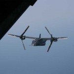 Shot from onboard the Osprey upon departure from HMS Illustrious with accompanying Osprey.<br />Source: SLDinfo.com Shot from onboard the Osprey