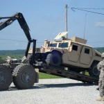 <p>Soldiers from 2nd Platoon, 1218th Transportation Co., 751st Combat Sustainment Support Battalion, 96th Sustainment Brigade, load an M1114 vehicle during the Mission Readiness Exercise in late August 2009. Their mission: provide transportation support to the western part of Iraq.</p><p>Deployed to Iraq, the unit has already transported nearly 300 tons of supplies and 150,000 gallons of fuel throughout Western Iraq within its first 30-days since the Transfer of Authority ceremony. </p><p><em>Credits: 13th Sustainment Command (Expeditionary) , http://www.dvidshub.net/?script=general/general_search.php&table=news&query=unit:465</em></p> 1218th Transportation Company
