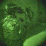 Afghan commando of the joint force stands guard during the search of a compound. The force recovered small arms weapons and ammunition and detained four suspected militants, Khowst Province, Afghanistan, Oct. 31, 2009. (Photo by: Troy Davis)<em>Credit: 55th Combat Camera, Courtesy Photo, 10/31/09</em> Afghan Comando