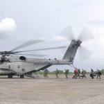 The last ground troops leave the command post at Ta Bing Airfield after completing Indonesian humanitarian assistance and disaster relief operations. The U.S. troops delivered more than 182 tons of food, water and medical supplies to earthquake victims and treated nearly 2,000 patients at the Humanitarian Assistance Rapid Response Team field hospital in Padang. The mission was conducted at the request of the Indonesian government.<br /><em>Credits: USN Visual Service, 10/14/09,Location: Padang, Indonesia</em> Humanitarian Assistance