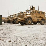 MRAPS in the SnowU.S. Army Maxxpro Mine Resistance Ambush Protected Vehicles from 4th Battalion, 25th Field Artillery Regiment, 3rd Brigade Combat Team, 10th Mountain Division, are covered with snow while parked at a motorpool inside Forward Operating Base Airborne, Afghanistan, during a snow storm. <br /><em>Credit: Joint Combat Camera Afghanistan, Photo by Sgt. Teddy Wade, Date: 11.24.2009, Posted: 11.28.2009 12:02, Photo ID: 227333, VIRIN: 091124-A-6365W-015, Location: FORWARD OPERATING BASE AIRBORNE, Afghanistan</em> MRAPS in the Snow