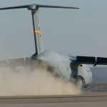 The increased reliability of the C5-M will allow the USAF to use the C-5 in more austere runways than it currently feels comfortable to operate. The C-5 has significant capability to land in austere runways; with the new systems it can be considered a core contributor to this capability. The airplane has a landing gear footprint (LCN landing classification number) lower than C17 and comparable with the C130, which allows the aircraft to operate on soft semi prepared runways. <br /> Source: Lockheed Martin Corporation C5-M Landing