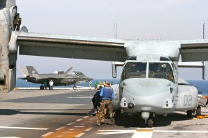 Osprey and F-35B