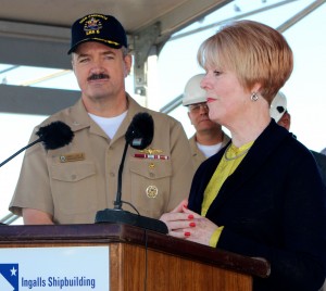 Captain Hall and The Ship Sponsor