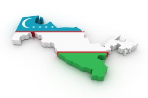 Map of Uzbekistan