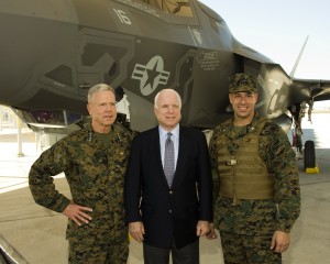 Senator John McCain, Commandant of the Marine Corps General Jame