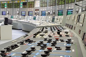 Control room of a russian nuclear power generation plant