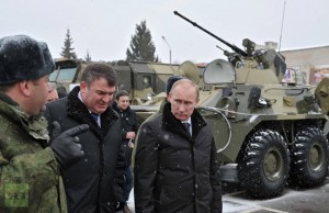 Putin with Russian Military