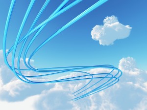 bigstock-blue-metallic-cables-connected-15233291