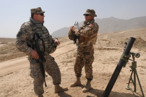 Mongolians Train Afghan Soldiers During Live-fire Weapons Demonstration