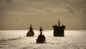 Passing exercise in Indian Ocean