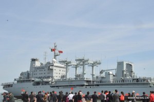 Chinese Warship in Lisbon