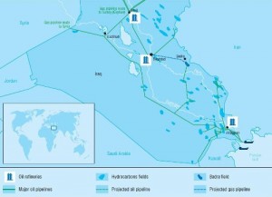 n late 2009 a consortium of Gazprom Neft, Kogas (Korea), Petronas (Malaysia) and TPAO (Turkey) was pronounced the winner of the Iraqi Government tender for the development of the Badra field located in the Wasit Province located in the eastern part of the country. Gazprom Neft, as the project operator, holds a 30 per cent stake in the project, Kogas – 22.5 per cent, Petronas – 15 per cent and TPAO – 7.5 per cent. The Iraqi government represented in the project by the Iraqi Oil Exploration Company holds a 25 per cent stake. In February 2012 Gazprom Neft received approval from the Iraqi Government to enter into the engineering, procurement and construction (EPC) agreement to build a central oil gathering and processing facility at Badra. Credit: Gasprom