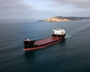 The Military Sealift Command mobile landing ship USNS John Glenn (MLP 2) underway off the California coast, Jan 9. John Glenn successfully completed Builder’s Sea Trials on Jan. 13. The ship is expected to be delivered to the Navy in March following Acceptance Trails. (U.S. Navy photo/Released)