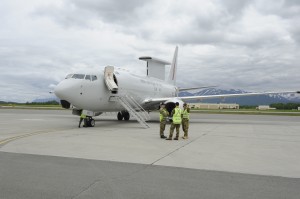 The Aussie Wedgetail is a player in a 21st century aerospace combat cloud for the Pacific. Royal Australian Air Force personnel prepare the E-7A Wedgetail for a Red Flag exercise, June 11, 2012. Credit: Joint Base Elemendorft-Richardson. 6/11/12
