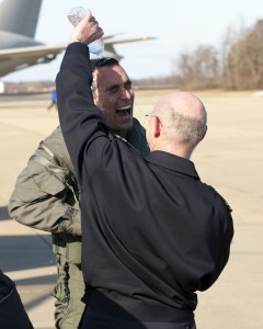 AL-1 Arrival at NAS Patuxent River, MD on 5 February, 2016. This was the first time a foreign assembled F-35 to land on US soil.