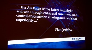Slide from Air Vice-Marshal Gavin Turnbull presentation at the Williams Foundation seminar on new approaches to air-land integration on March 17, 2016.