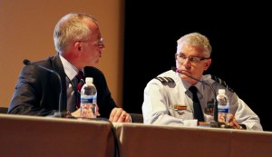 Air Vice-Marshal on the final panel at the Williams Foundation seminar on new approaches to air-land integration March 17, 2016