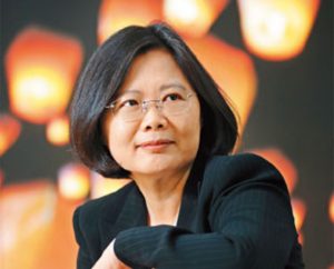 President Tsai Ing-wen, Taiwan's first woman President. 