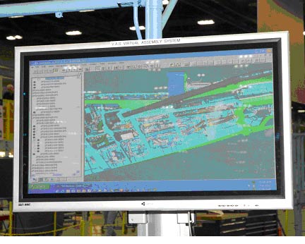 Figure 1 Lockheed Uses a Virtual Assembly System to Include Global Suppliers Abroad Directly Within the Assembly Process