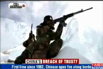 India-China Border Incident Sikkim Border Incident (credit: video from Indiatimes.com)