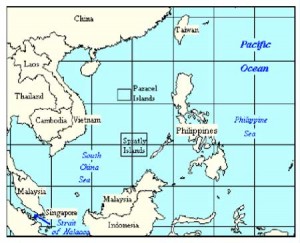 South China Sea as Area of Competition (Credit map: http://www.abanet.org/intlaw/committees/industries/energy_natural_resources/schina.pdf)