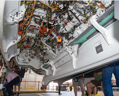 Ease of Access Panels Facilitate Maintenance of the F-35.  Pictured is the final test aircraft for the USMC (Credit: Lockheed Martin, September 2010)