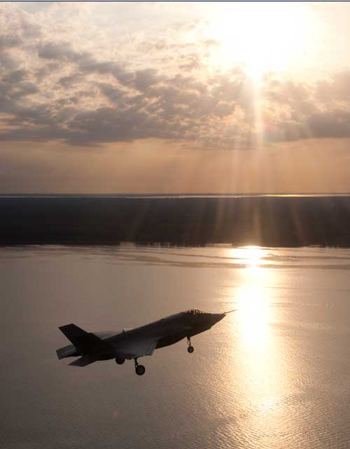 Flight of BF-3 (Credit: Lockheed Martin)