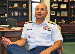 Vice Admiral Manson Brown during the SLD interview (Credit: SLD) Vice Admiral Manson Brown during the SLD interview (Credit: SLD)