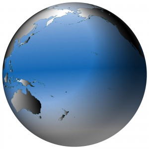 The Pacific from the Arctic to Australia Credit Image: Bigstock  