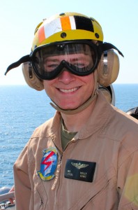 Kelly Aboard WASP