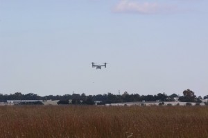 Osprey Over Airbus Lot in Mobile-1