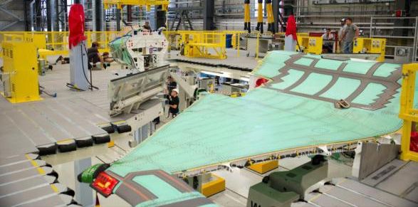 F-35 Wing Assembly at Cameri. Credit: Alenia