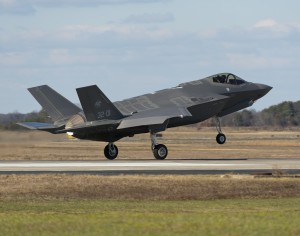 An Italian Air Force (Aeronautica Militare) F-35A aircraft made history at 2:24 p.m., February 5, 2016 as it completed the very first trans-Atlantic Ocean crossing of the F-35 Lightning II, arriving at Naval Air Station (NAS) Patuxent River from Cameri Air Base, Italy. F-35A aircraft AL-1 - the first international jet fully built overseas at the Cameri Final Assembly & Check-Out (FACO) facility - was piloted by the first Italian Air Force F-35 pilot, who completed training at Luke Air Force Base, Arizona, last November. The aircraft will now begin three months of Electromagnetic Environmental Effects (EEE) evaluation and certification. Lockheed Martin photo by Andy Wolfe. 